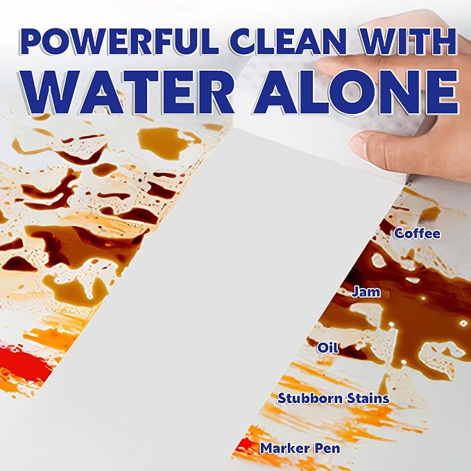 30 Pack 4X Density Magic Melamine Sponge Eraser, GRS Certified Cleaning Sponge - Image 5