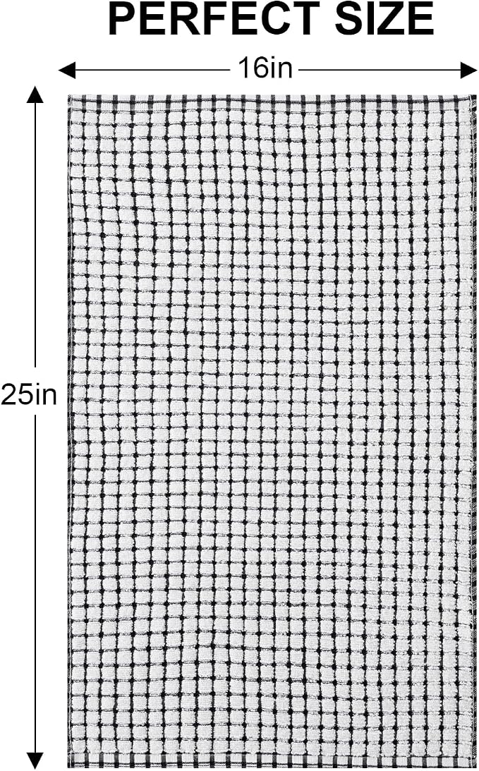 Kitinjoy Cotton 6 Pack Terry Kitchen Towels, 16 x 25 Inches Super Soft and - Image 6