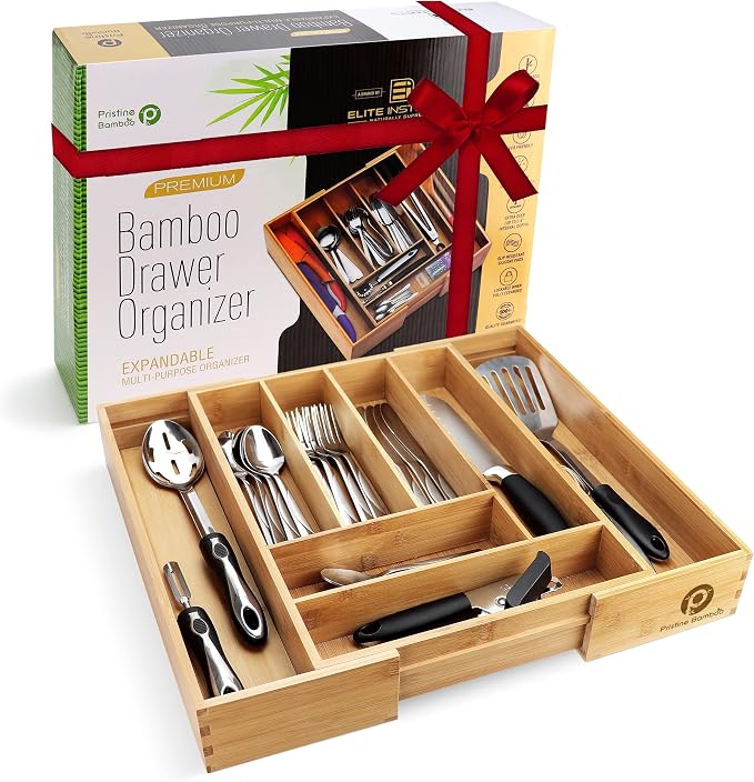 Silverware Tray for Drawer Organizer, Kitchen Drawer Organizer, Cutlery - Image 9