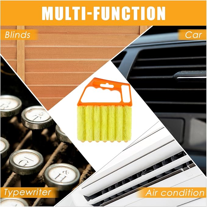 Maxdot 12 Pcs Blind Cleaner Duster Tool, 7 Finger Dusting Cleaner Tool - Image 6