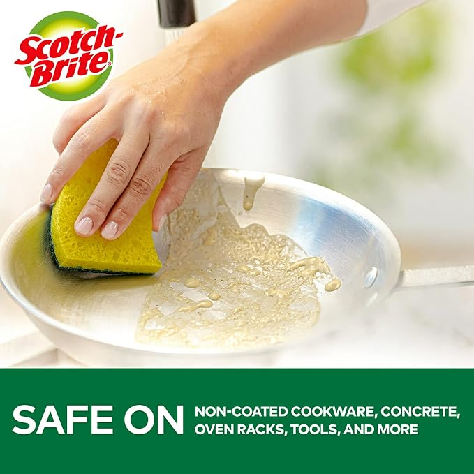 3M Heavy-Duty Kitchen Scrub Sponge, No Size - Image 7