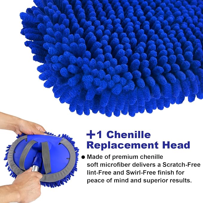 anngrowy 62" Microfiber Car Wash Brush - Image 4