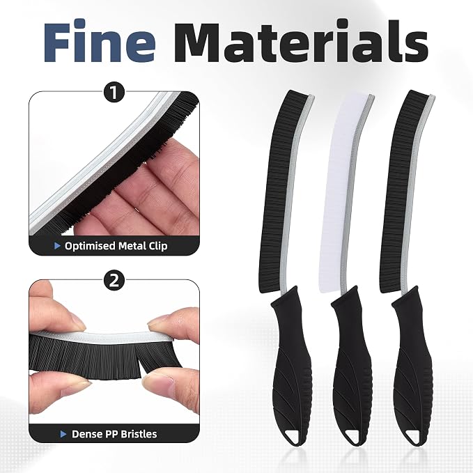 Hard Bristle Crevice Cleaning Brush - Image 4
