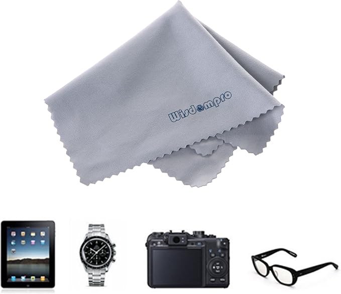 Wisdompro 12-Pack 6 x 6 Inches Microfiber Cleaning Cloth - Image 3