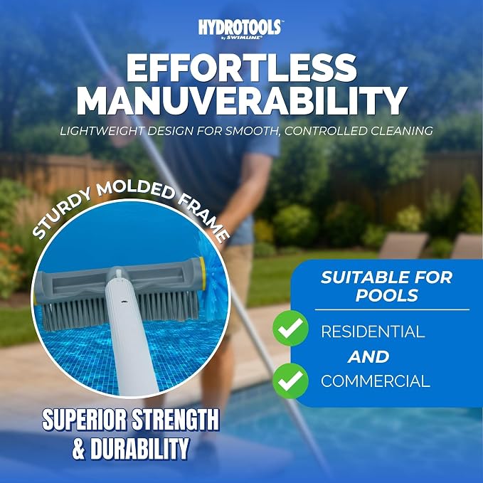 SWIMLINE HYDROTOOLS Pool Brush Head - Image 5