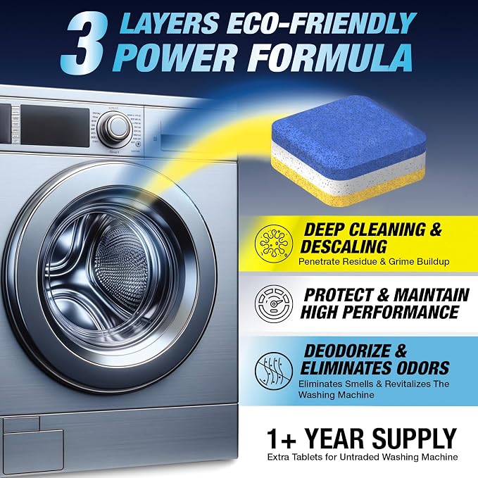 Washing Machine Cleaner Tablets 14 Pack - Image 5