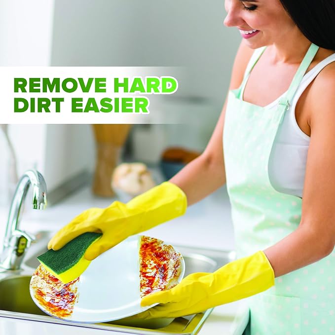 Heavy Duty Scrub Sponges by SCRUBIT – Kitchen Dish, Sink and Bathroom Cleaning - Image 4