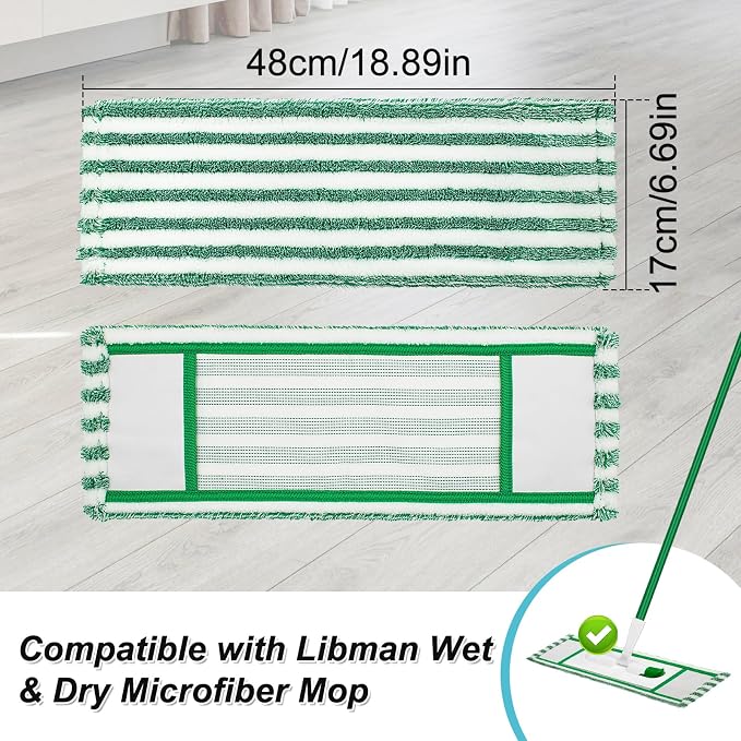 Microfiber Mop Pad Refills Compatible - Image 2