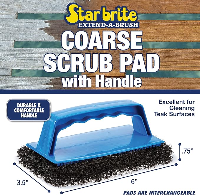 STAR BRITE Scrub Pad with Handle - Image 2