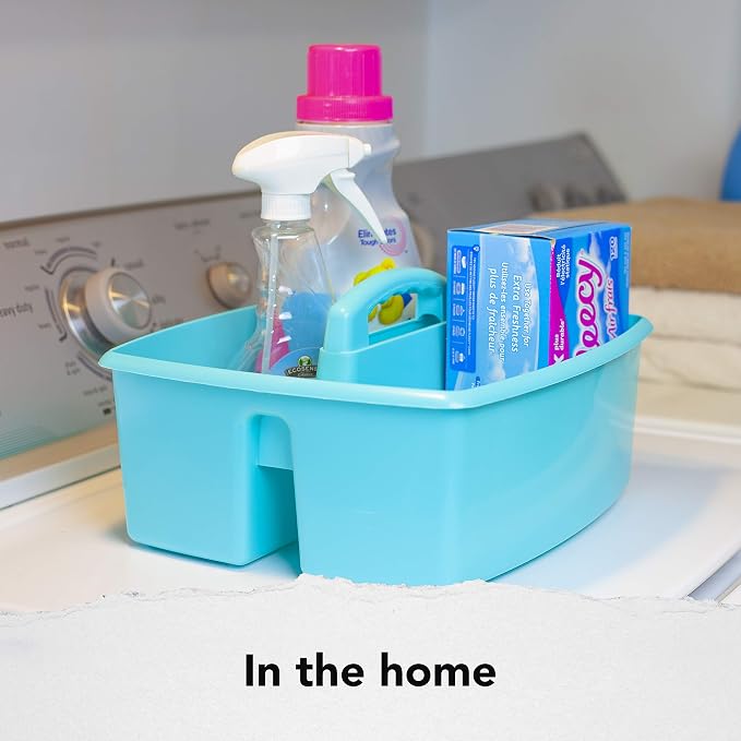 Storex 2-Compartment Large Craft Caddy – Multipurpose Classroom Organizer - Image 7