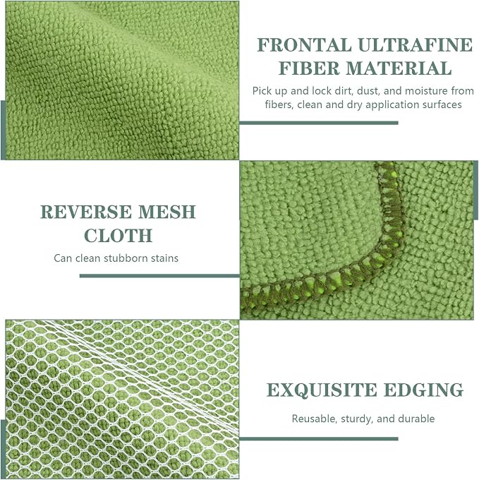 SINLAND Microfiber Dish Cloth for Washing Dishes Dish Rags Best Kitchen - Image 4