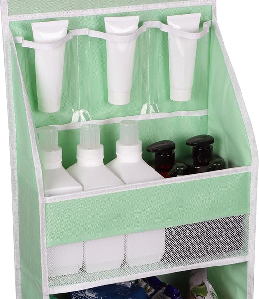 Univivi 5-Shelf Fabric Door Storage Over Door Hanging Organizer - Image 2