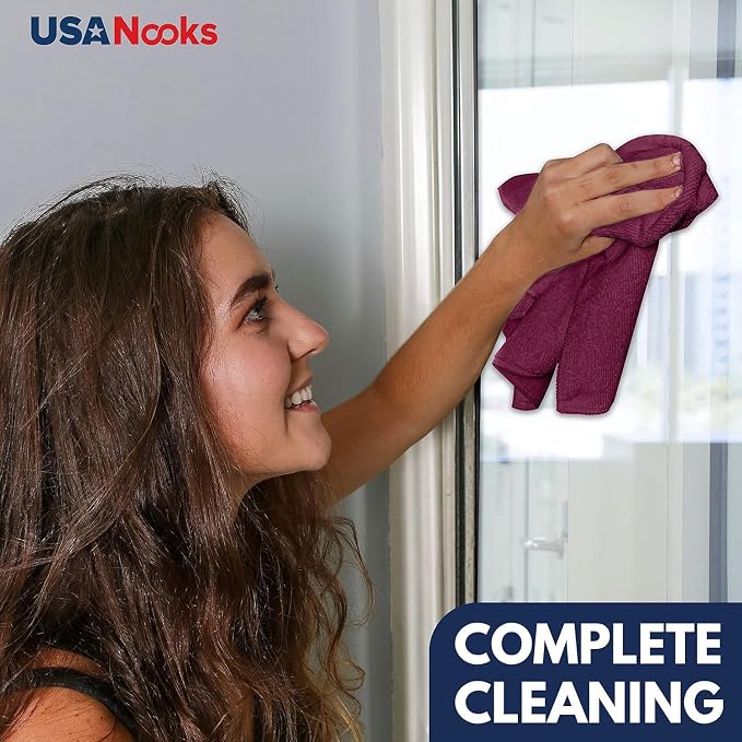 USANOOKS Premium 300GSM Microfiber Cleaning Cloth - Image 8