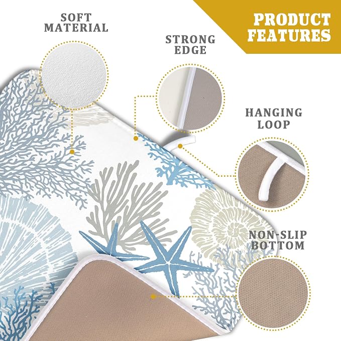 Nautical Coastal Dish Drying Mat - Image 4
