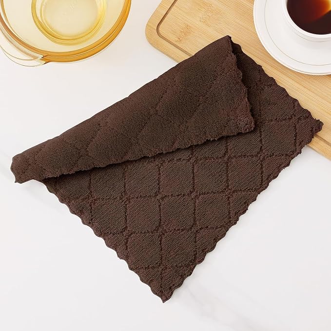Homaxy 18 Pack Kitchen Dish Cloths, Super Soft and Absorbent Coral Velvet Dish - Image 2
