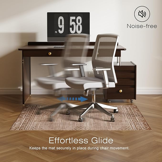 Office Chair Mat for Hardwood & Tile Floor, Anti-Slip Under Desk Rug Floor - Image 6