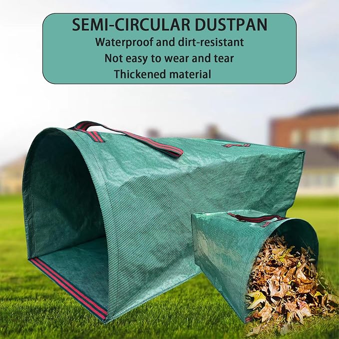 Leaf Dustpan, Leaf Collector, Large Yard Dustpan-Type Lawn and Leaf Bags - Image 4
