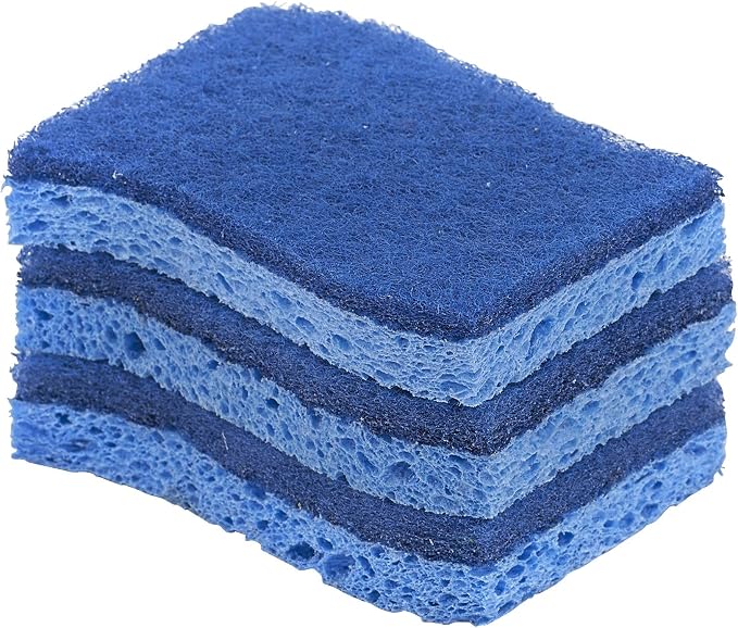 Kitchen Sponges for Washing Dishes, Non-Scratch Cellulose Dish Scrub Sponges - Image 4