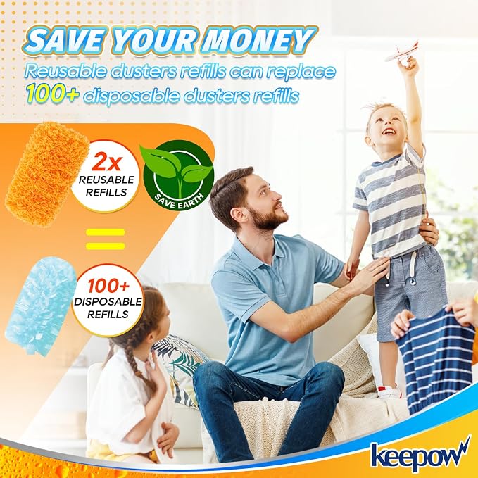 KEEPOW Reusable Duster Refill Compatible - Image 7