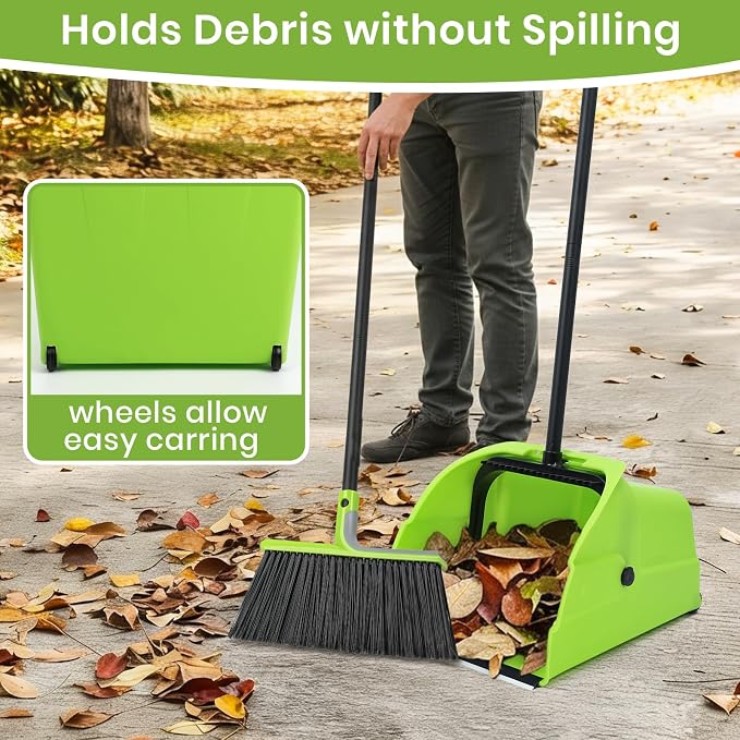 Jumbo Commercial Broom and Dustpan Set - Image 5