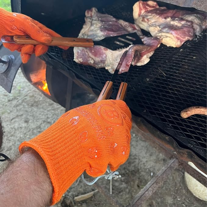 Grill Armor Oven Gloves 932°F Extreme Heat & Cut Resistant Oven Mitts - Image 3