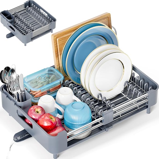 Dish Racks for Kitchen Counter, Dish Drying Rack - Image 8