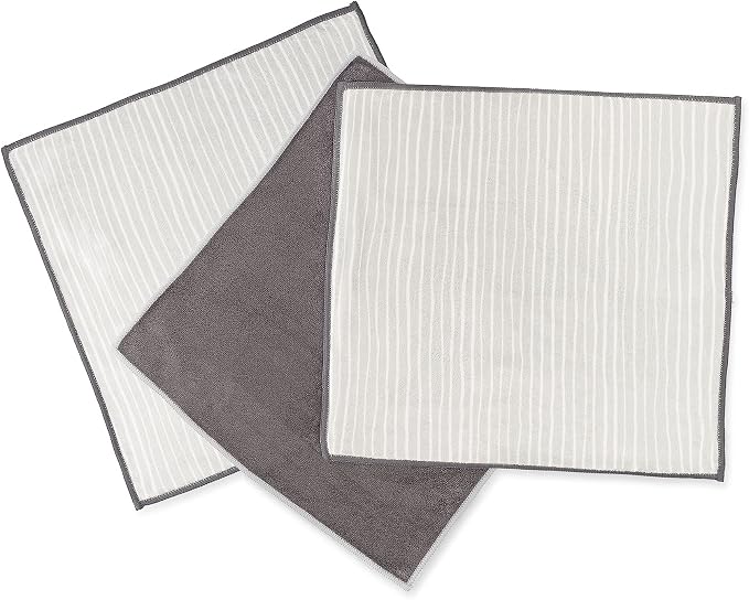 Full Circle Renew Collection All-Purpose Recycled Microfiber Cloths, Stripes by FULLCIRCLE