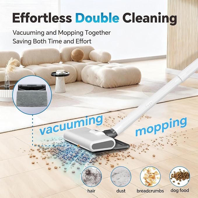 Cordless Vacuum Cleaner for Home, Powerful Stick Vacuum Cleaner - Image 7
