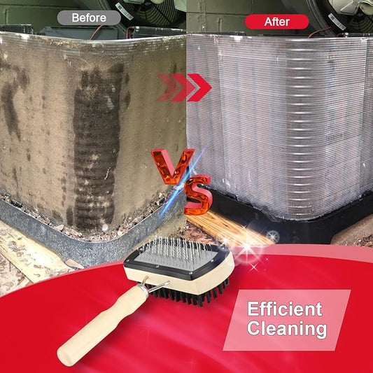 Coil Cleaner Brush for AC, Double Sided Air Conditioner Coil Cleaning Brush for - Image 2