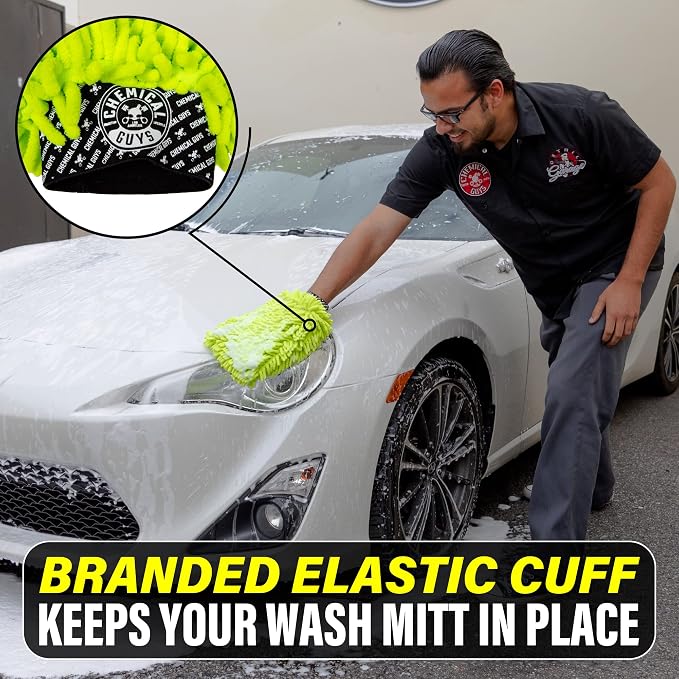 Chemical Guys Chenille Premium Scratch-Free Microfiber Wash Mitt - Image 5