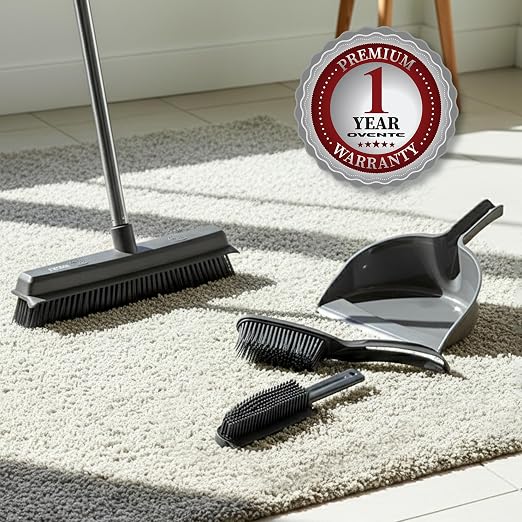 OVENTE Carpet Rake Rubber Broom - Image 8