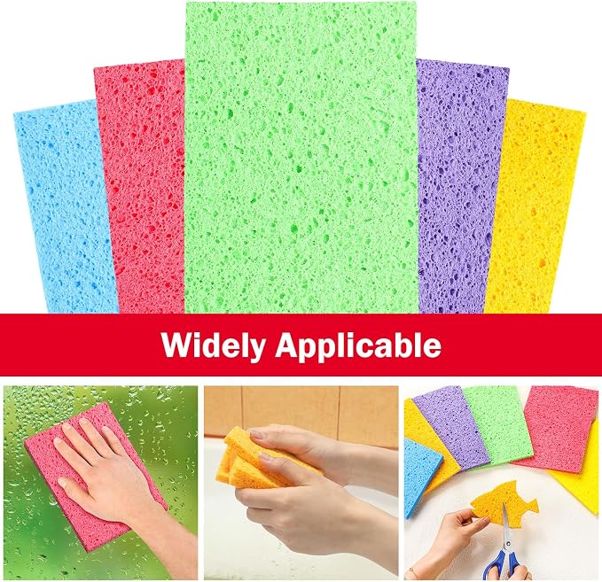 Honeydak 12 Pcs Cellulose Compressed Sponges - Image 6