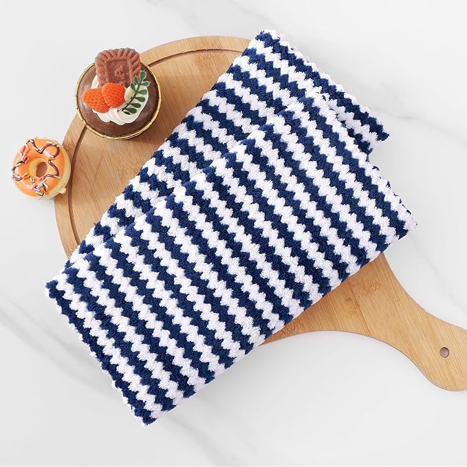 Homaxy Kitchen Towels, Ultra Soft and Absorbent Dish Towels, Reusable Fast - Image 6