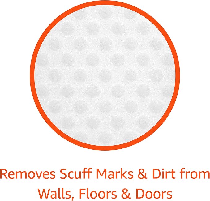 Amazon Basics Extra Durable Cleaning Erasers, Removes Scuff Marks and Dirt from - Image 3
