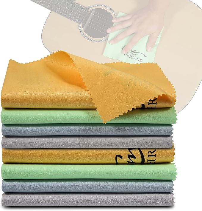 Hricane Guitar Cloths Ultrafine fiber suede Plush Polishing Cloths - Image 3
