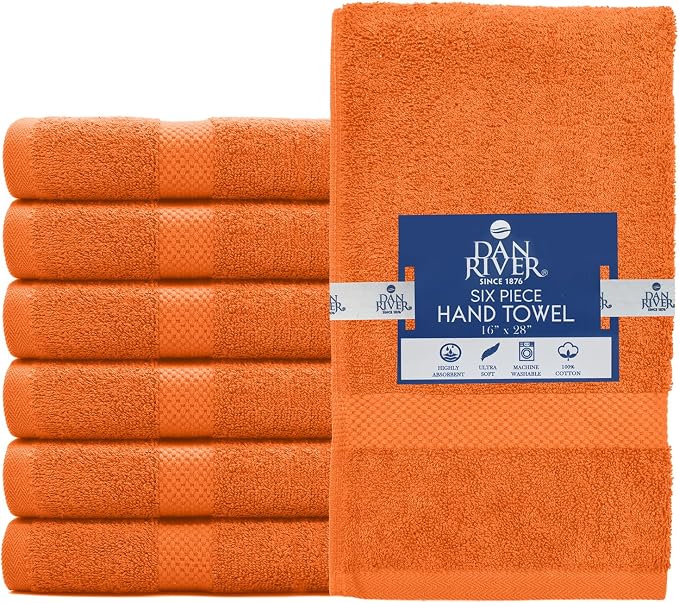 DAN RIVER 6-Pack Premium Hand Towels - Image 6