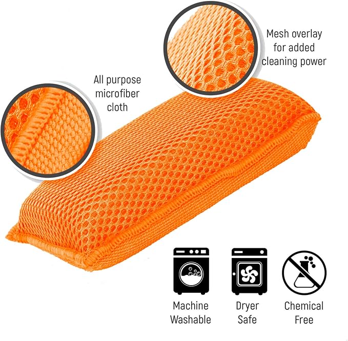 Miracle Microfiber Kitchen Sponge by Scrub-It - Image 4