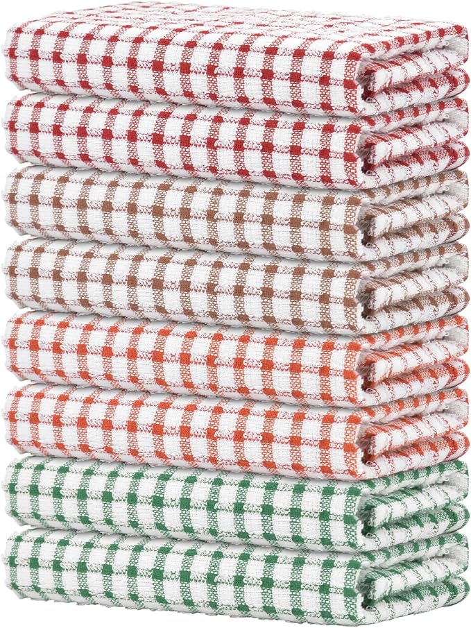 Nialnant 8 Pack Kitchen Towels, Dish Towels by Nialnant