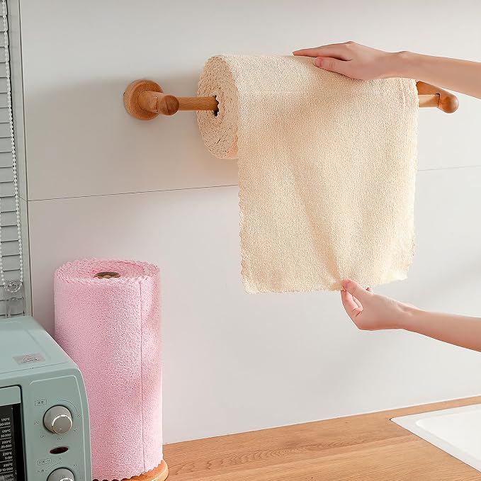 80 Pack Microfiber Cleaning Cloth Roll, Lint Free Rags & Tear Away Reusable - Image 4