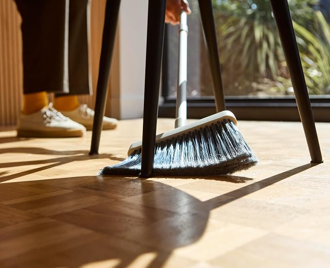 Joseph Joseph CleanTech Wall-Mounted, Adjustable Long Handle Broom Sweeper - Image 7