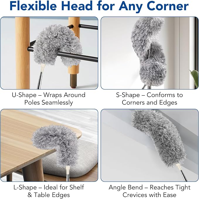 Azun Dusters for Cleaning, Ceiling Fan Cleaner Duster - Image 3
