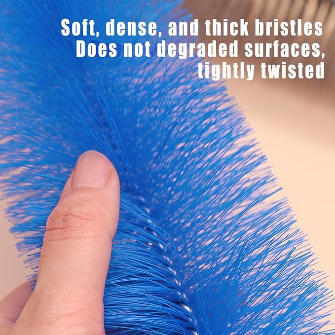 4 PCS Fan Cleaner Brush, Cobweb Duster Bendable Fan Duster, Plastic Dust - Image 6