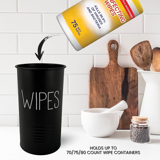 Wipe Holder for Kitchen/Bathroom Counter, Disinfectant Wipe Container, - Image 5