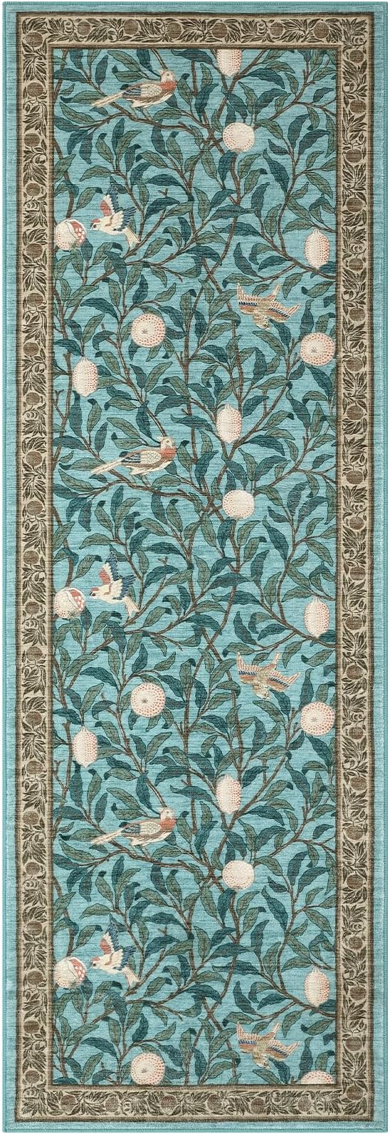 GarveeHome 2x6 Runners for Hallways Non Slip, Boho Leaf Kitchen Runner Rug - Image 4