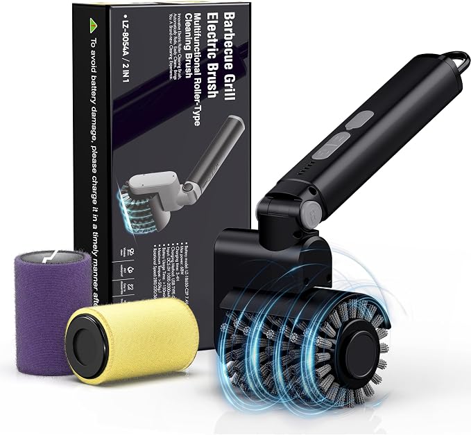 Electric Grill Brush, 3-Speed Power Control Grill Brush by Aurviv