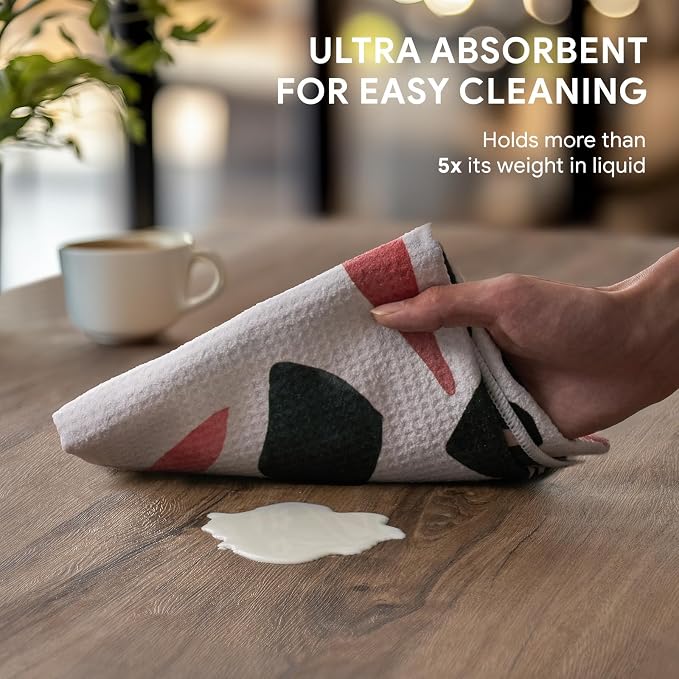 RECYCO Waffle Kitchen Towel Set of 2 - Image 3
