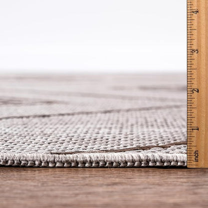 Keen Home Design Terrace Outdoor Area Rug - 12x15 Washable Indoor/Outdoor Rug for Patio, Kitchen, Balcony, Beach, Garden, Deck and Porch, Size: 12'x15'