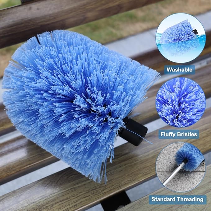 Big Cobweb Duster Head Twist-On Spider Web Fuster - Image 3