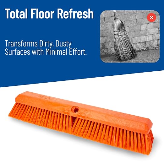 SPARTA 41890EC24 Omni Sweep Plastic Push Broom Head, Heavy Duty, Industrial - Image 7
