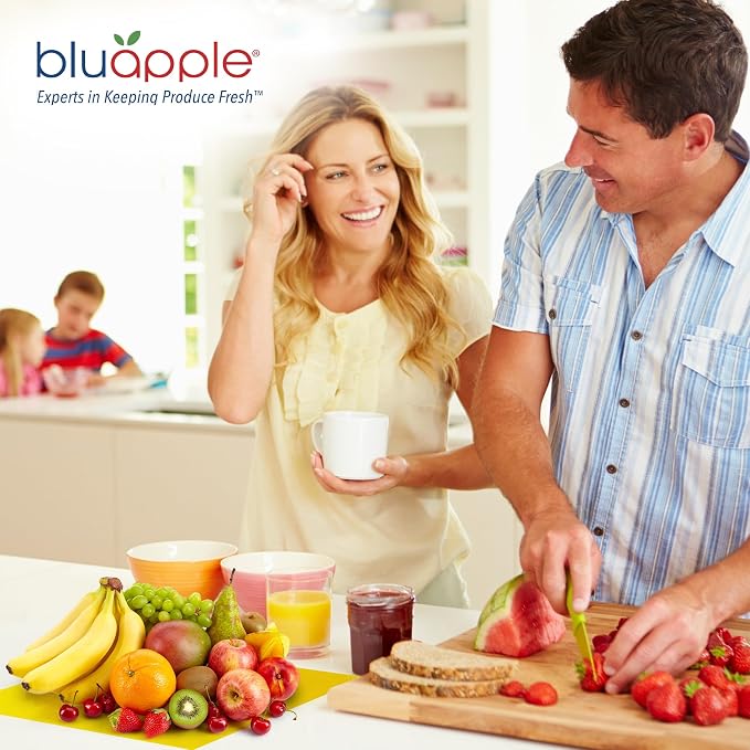 Bluapple FreshMats, Refrigerator Bin Liner, Fridge Drawer Mats, Crisper Life - Image 6